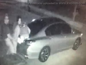 Mexican Milf Gets Fucked In Driveway On Security Camera