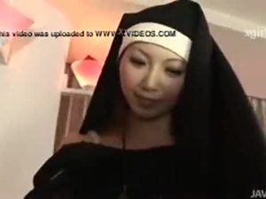 Sister Rika Sakurai prays to the sex gods for a soaking wet